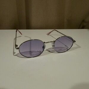 Tasha RUBI Metal Round Sunglasses‎ Purple Tinted Lenses Fashionable